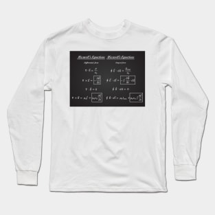 Maxwell's Equations Long Sleeve T-Shirt